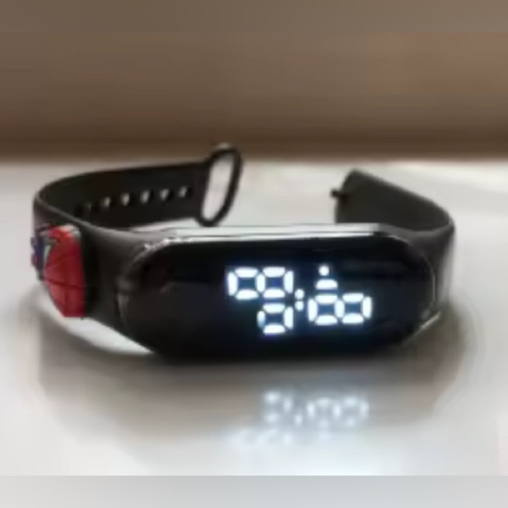 Disney Black Spider-Man Kids Digital Watch - Picture 9 of 11